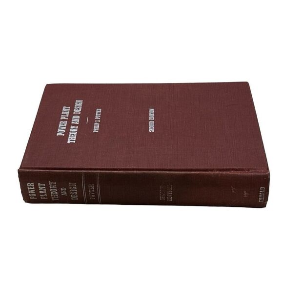 Power Plant Theory and Design Phillip J. Potter Second Edition Hardcover - Picture 4 of 12